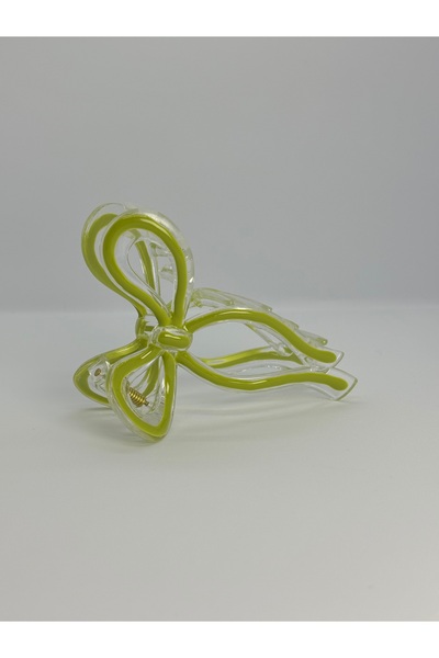 Uzak Işıklar Women's Large Size Transparent Ekay Bow Buckle