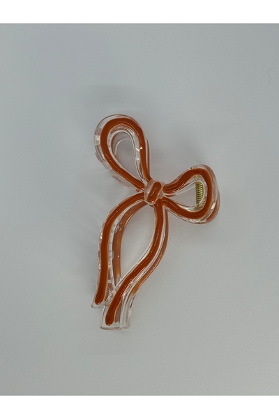 Uzak Işıklar Women's Large Size Transparent Ekay Bow Buckle