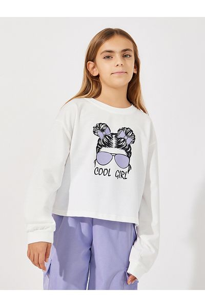 Styli Cool Girl Graphic Sweatshirt & Cargo Pants Set
