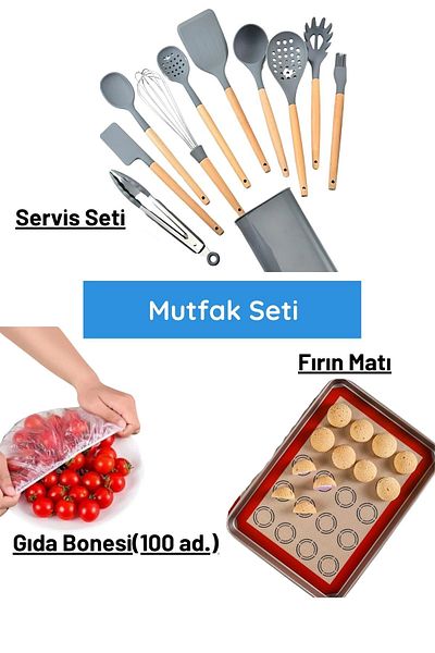 homeneeds Kitchen Set - Serving Set, Food Cap, Baking Mat