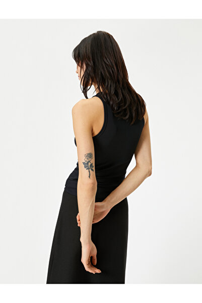 Koton Halter Neck Athlete Ribbed Slim Fit