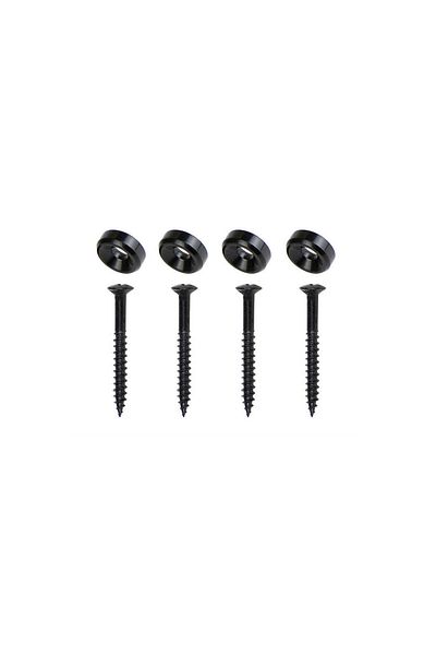 Choice 4Pcs Electric Guitar Neck Mounting Ferrules/bushings And Screws Guitar Accesories