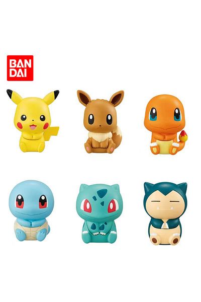 Choice 6pcs Pokemon Pikachu Anime Toys Dolls for Kids Action Figure Toy Charmander Squirtle Cartoon Doll...