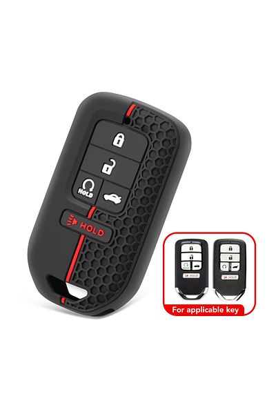 Choice 5 Button Silicone Remote Car Key Case Cover For Honda Civic Accord Cr-v Pilot Crv 2015 2016 2017 ...