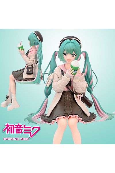 Choice 15cm Hatsune Miku Anime Figure Autumn Date Miku Action Figure Kawaii Girl Noodle Stopper Figurine...