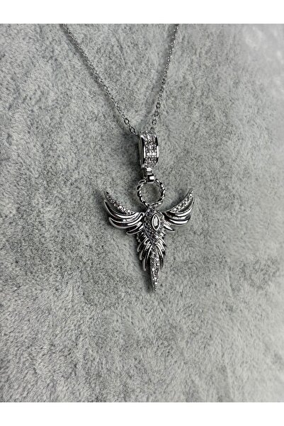 Uzak Işıklar قلادة فينيكس من حجر الزركون الصلب