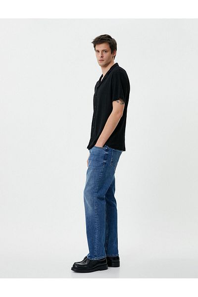 Koton Mark Jean - Straight Fit Tube Leg Jeans
