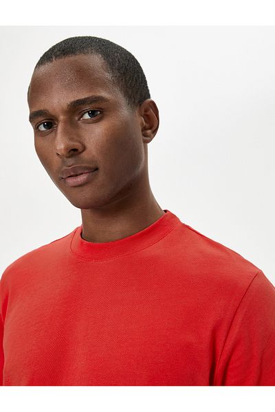 Koton Basic T-Shirt Crew Neck Short Sleeve Cotton
