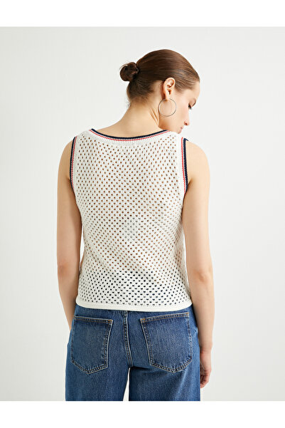 Koton Thick Strap U-Neck Crochet Athlete - Openwork