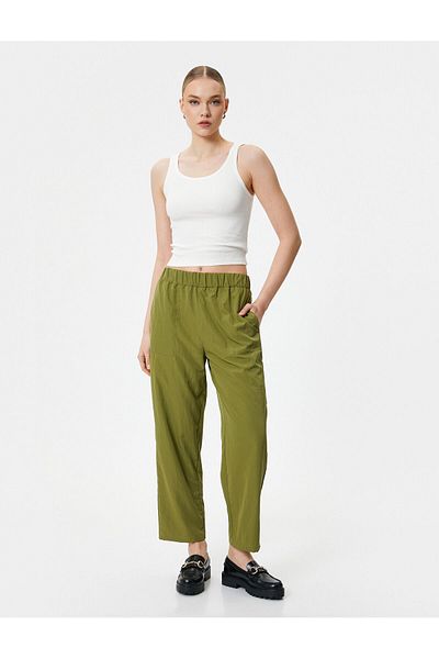Koton Fallschirmhose mit elastischem Taillentaschendetail