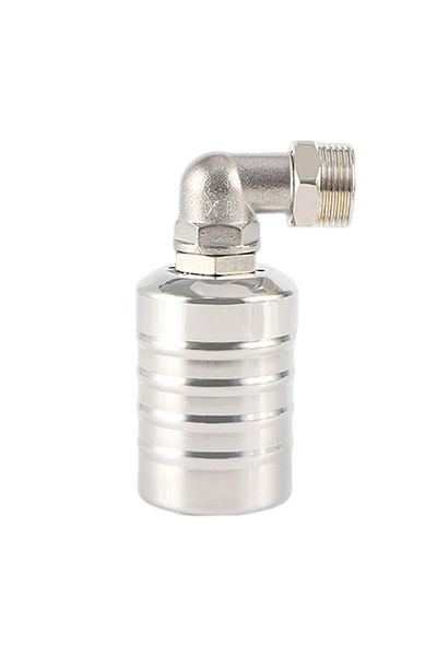 VAKIND 1/2" Upper Water Inlet Automatic Water Level Control Valve Stainless Steel Water Tank Water Tower Sh