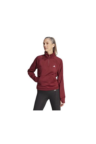 adidas Red Women's Training Sweatshirts - W g g 1/4 Zip, Hy3225