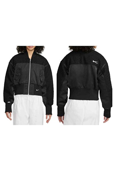 Nike Sportswear Collection Sherpa Mbrshp Bomber Full-Zip Kadın Ceket