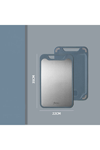 Choice New Cutting Board Two Sides Of Stainless Steel and Plastic Dual-purpos...