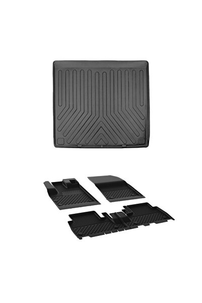 Sahler Citroen Berlingo 2019 ve Sonrası 4.5D Paspas Rizline 3D Bagaj Havuzu