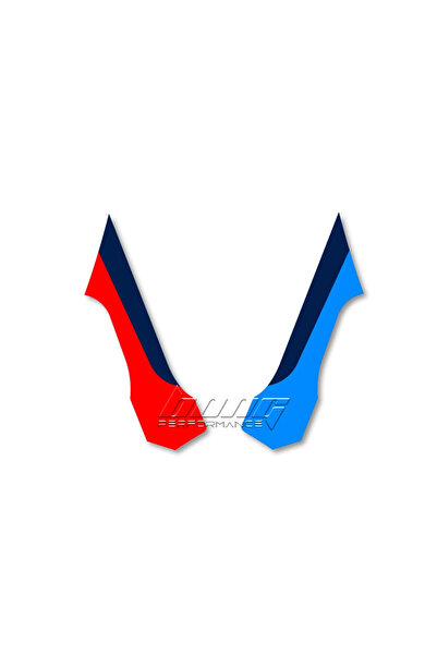 Choice ملصقات دراجة نارية S1000RR، ملصقات تزيينية لغطاء خزان الوقود الأمامي.