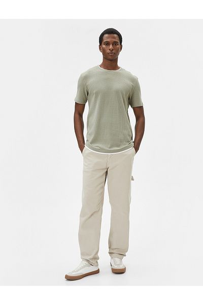 Koton Ανδρικό T-shirt 4sam10065hk Khaki