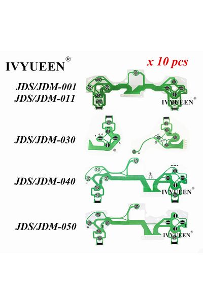 Choice1 IVYUEEN 10 PCS for Dualshock 4 PS4 DS4 PRO Slim Controller Conductive Film Conducting Film Keypad...