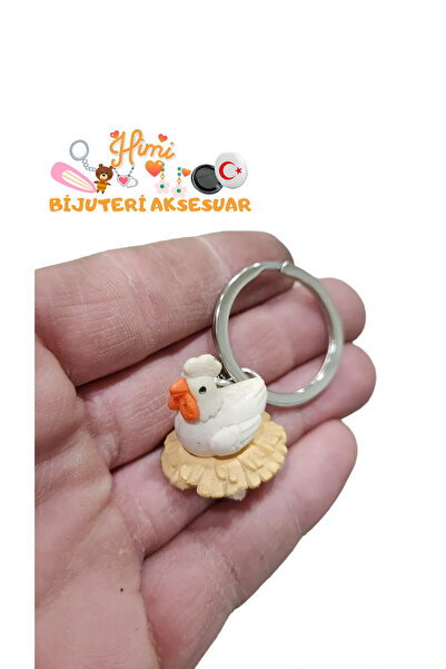 himi bijuteri aksesuar Set de 2 brelocuri cu pui, ornament pentru rucsac, orn...