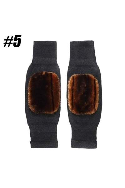 Choice النوع 5، زوج واحد من دعامات الركبة الشتوية الحرارية، أكمام تدفئة الركب...