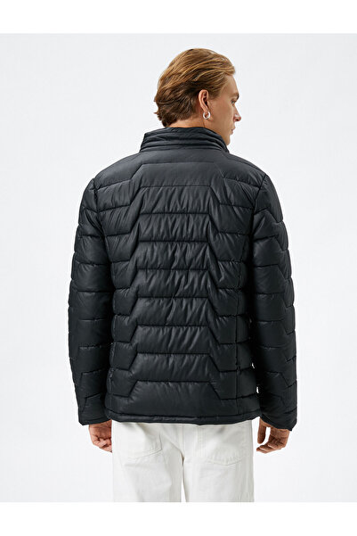 Koton Λεπτομερής τσέπη με φερμουάρ γιακάς με βάση