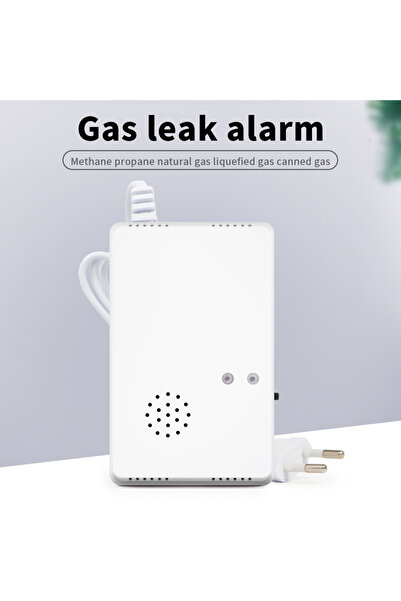 Choice كاشف تسرب الغاز، قابس أوروبي، غازات قابلة للاشتعال: البروبان، البيوتان، الميثان. تحذير من تسرب الغاز. قابس أوروبي، غازات قابلة للاشتعال.