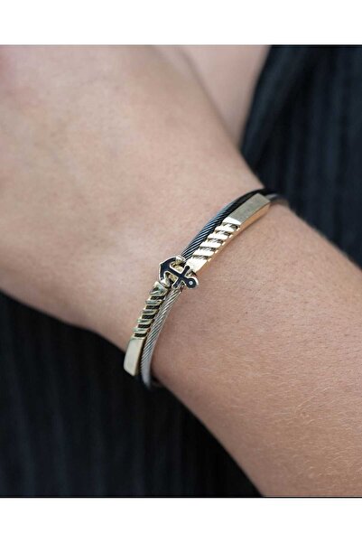 Frost Jewellry Çapa model erkek çelik bileklik