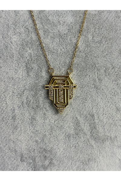 Uzak Işıklar Seranay Steel Necklace Gold