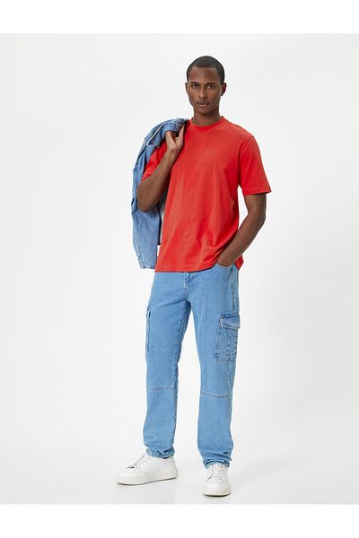 Koton Basic T-Shirt Crew Neck Short Sleeve Cotton