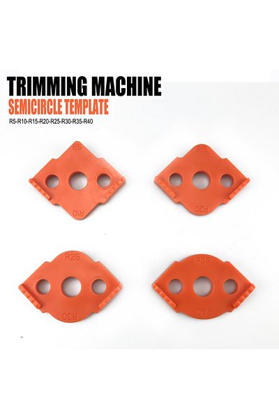 Choice Orange Arc Template Trimming Machine Engraving Machine Round Corner Template R Gauge Electric Wood M