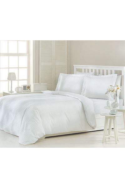 Özdilek Σετ Παπλωματοθήκη Line King Size Satin