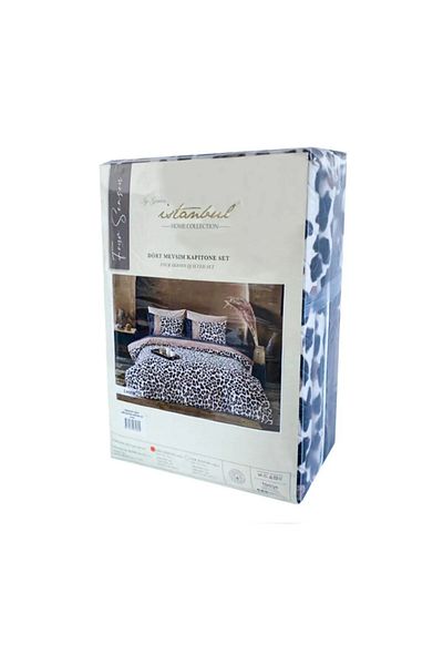 İyi Geceler İstanbul مجموعة Good Night اسطنبول المزدوجة للفصول الأربعة متعددة الأغراض بنمط الفهد