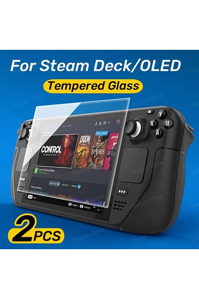 Choice For Steam Deck Oled 2pcs 2pcs Tempered Glass For Steam Deck Oled Transparent Protective Glass Anti S