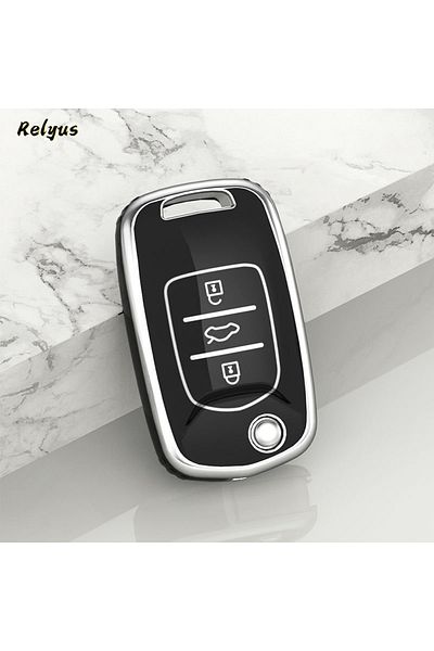 Choice Black Fashion Tpu Car Flip Key Case Cover Shell Fob For Baojun 560 Rs-5 530 630 310 E100 310w 510 73