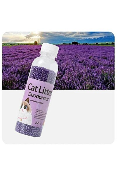 Busstier Lavanta Aromalı - Kedi Kum Deodorant Boncukları - 250 ml Koku Önleyi...