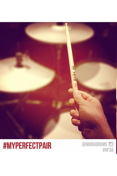 VIC FIRTH Vicfirth 3A Hickory Baguette - 0.580"x16 (3/16) Model Stick (DOUBLE) Sh Baguette