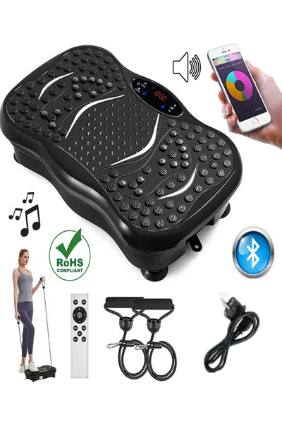 POBO Pqcfm01 3d Bluetoothlu Titreşimli Egzersiz Cihazı Yüksek Hiz Basen Karın...