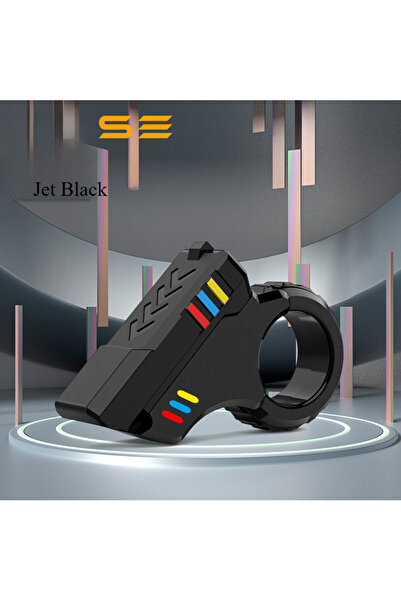 Choice خاتم أسود فاحم متعدد الوظائف لتخفيف التوتر، مناسب للمكتب، مزود بمنزلقا...