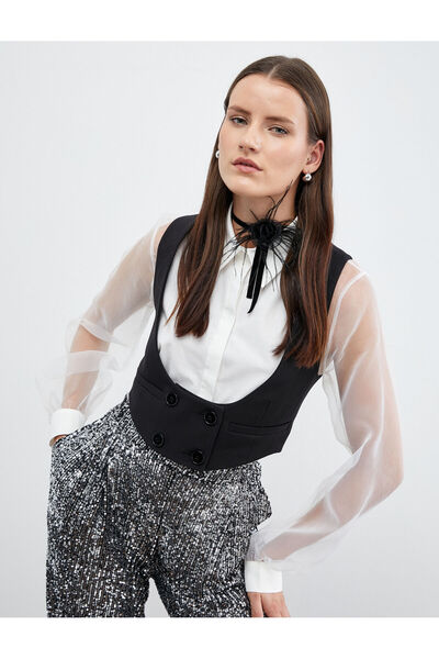 Koton Double Breasted Buttoned Vest
