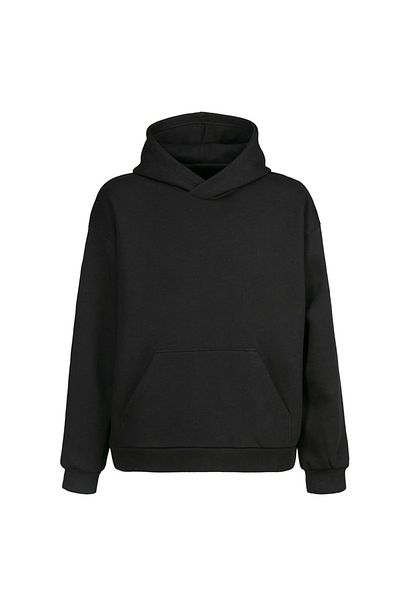 Moda Glo Unisex φούτερ με μαύρη κουκούλα