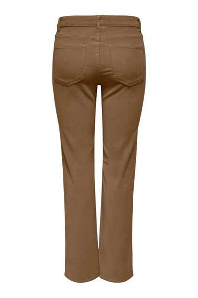 ONLY Onlemily Brown Cc Trousers - Hw Long Str Cord 15278270