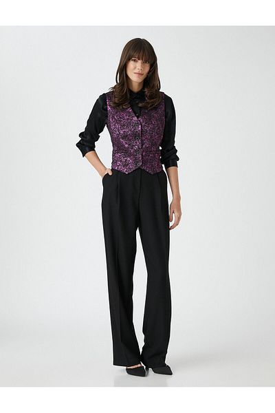 Koton Jacquard-Blazerweste
