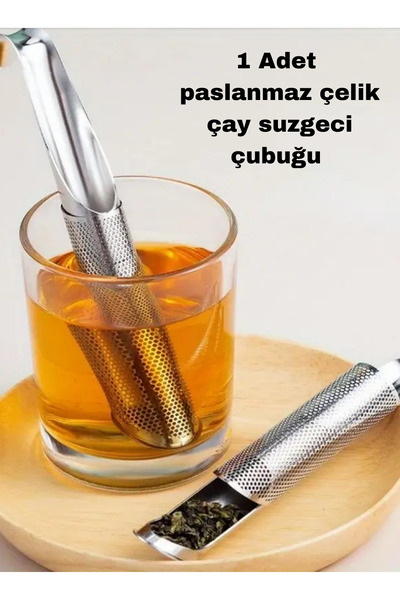 BRE HOME 1 Adet Paslanmaz Çelik Bitki Çayı Demleme Süzgeci, Kahve, Baharatlar Için Çay Demleme Aparat