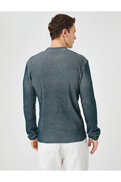 Koton Basic Knitwear Sweater Half Turtleneck Slim Cut