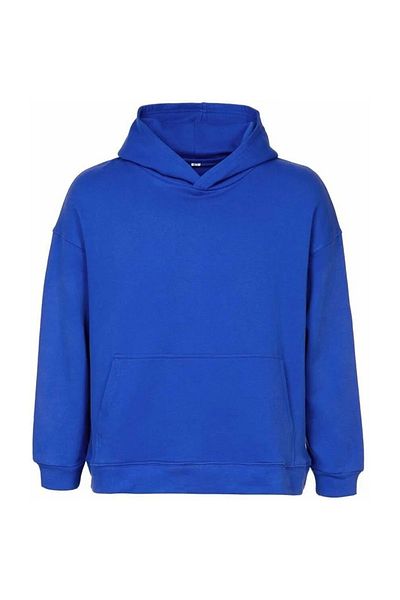 Moda Glo Hanorac cu glugă albastru unisex Ying Yangl