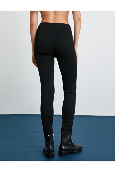 Koton Fitilli Tayt Pantolon Normal Bel Dar Paça