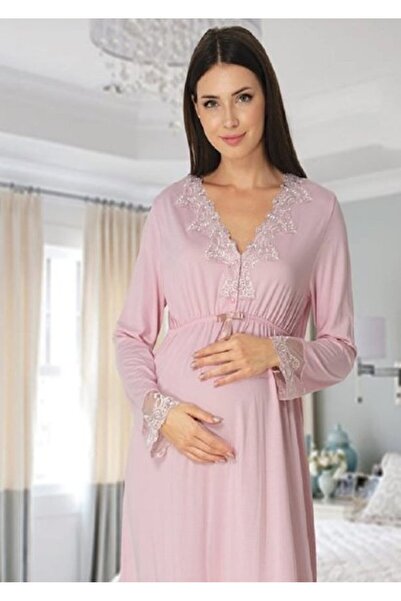 by İGP Pamuk paketa noćnih haljina za trudnice sa dugim rukavima