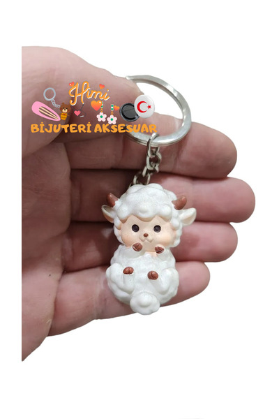 himi bijuteri aksesuar Breloc drăguț în formă de miel, ornament pentru rucsac...