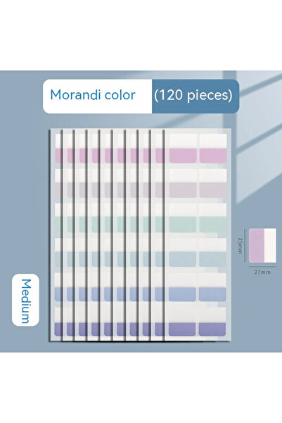 Choice1 Medium 120 sheets Sticky Note Transparent Sticky Note Index Tabs Arro...