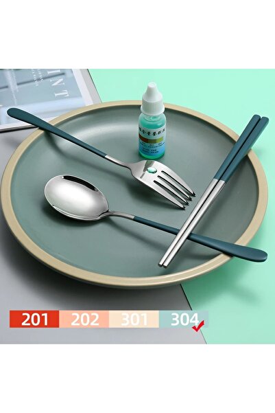 Choice 304 Tableware Set Portable Cutlery Set Dinnerware Set High Quality Stainless Steel Knife Fork Spo...